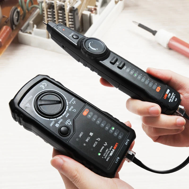 Проводной трекер LOMVUM RJ45 RJ11 детектор кабеля устройство для обнаружения линии Ethernet