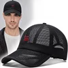 Drop Shipping Summer Full Mesh Big Size Baseball Cap Adult Oversize Sport Sun Hat Men Women Large Trucker Caps 56-60CM 60-65CM 2
