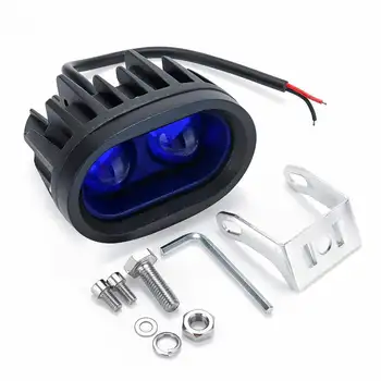 

20W Blue Signal Lamp LED Warning Light Forklift Truck Work Spot Safety Light IP67 Waterproof led Spotlight Car Driving lights