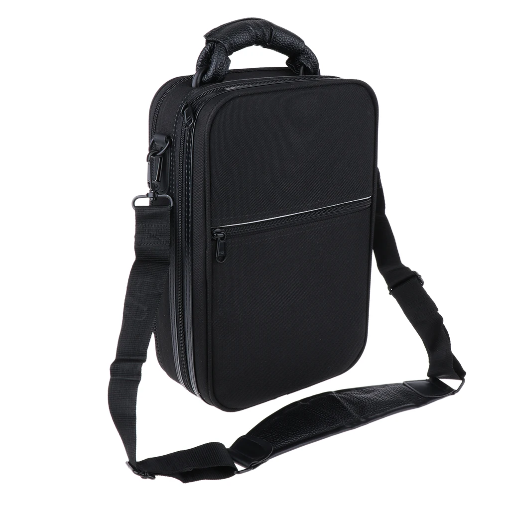 Black Nylon Oboe Bag Case Backpack or Adjustable Single Shoulder Strap