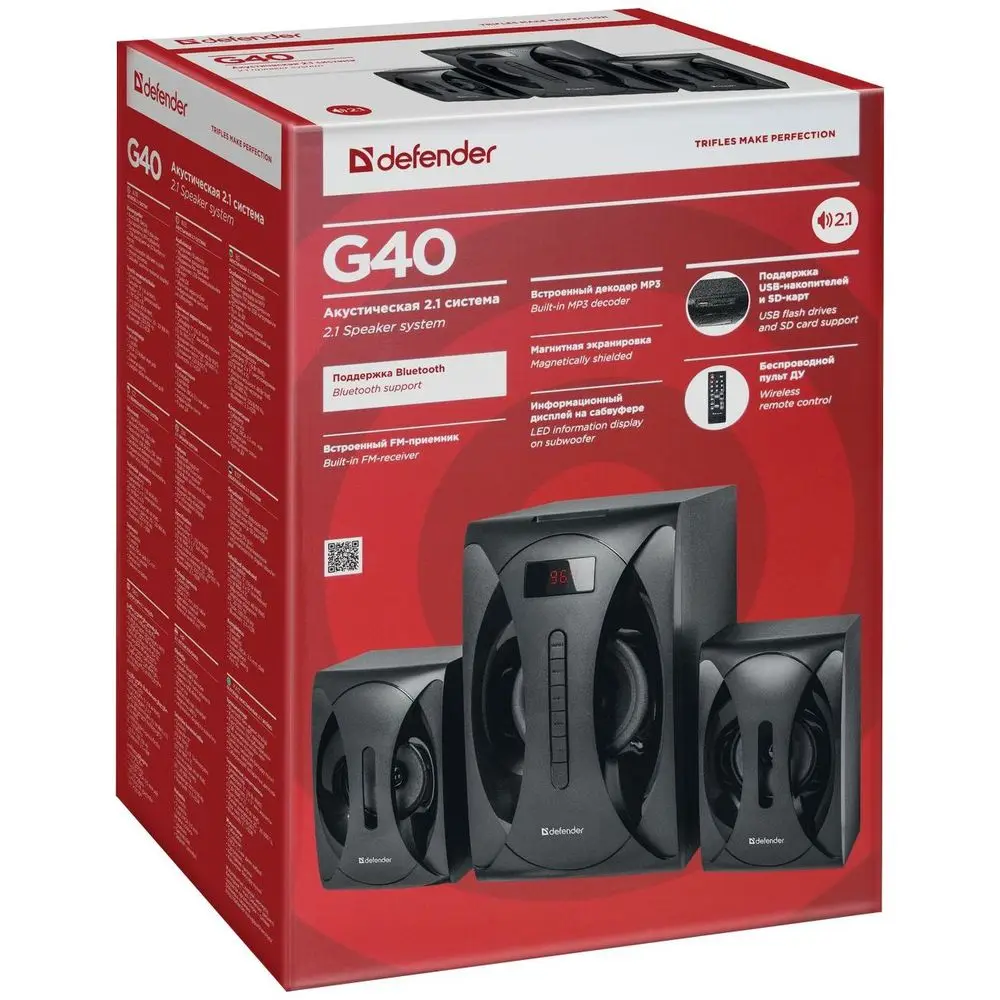 G40 40Вт, Bluetooth, FM/MP3/SD/USB