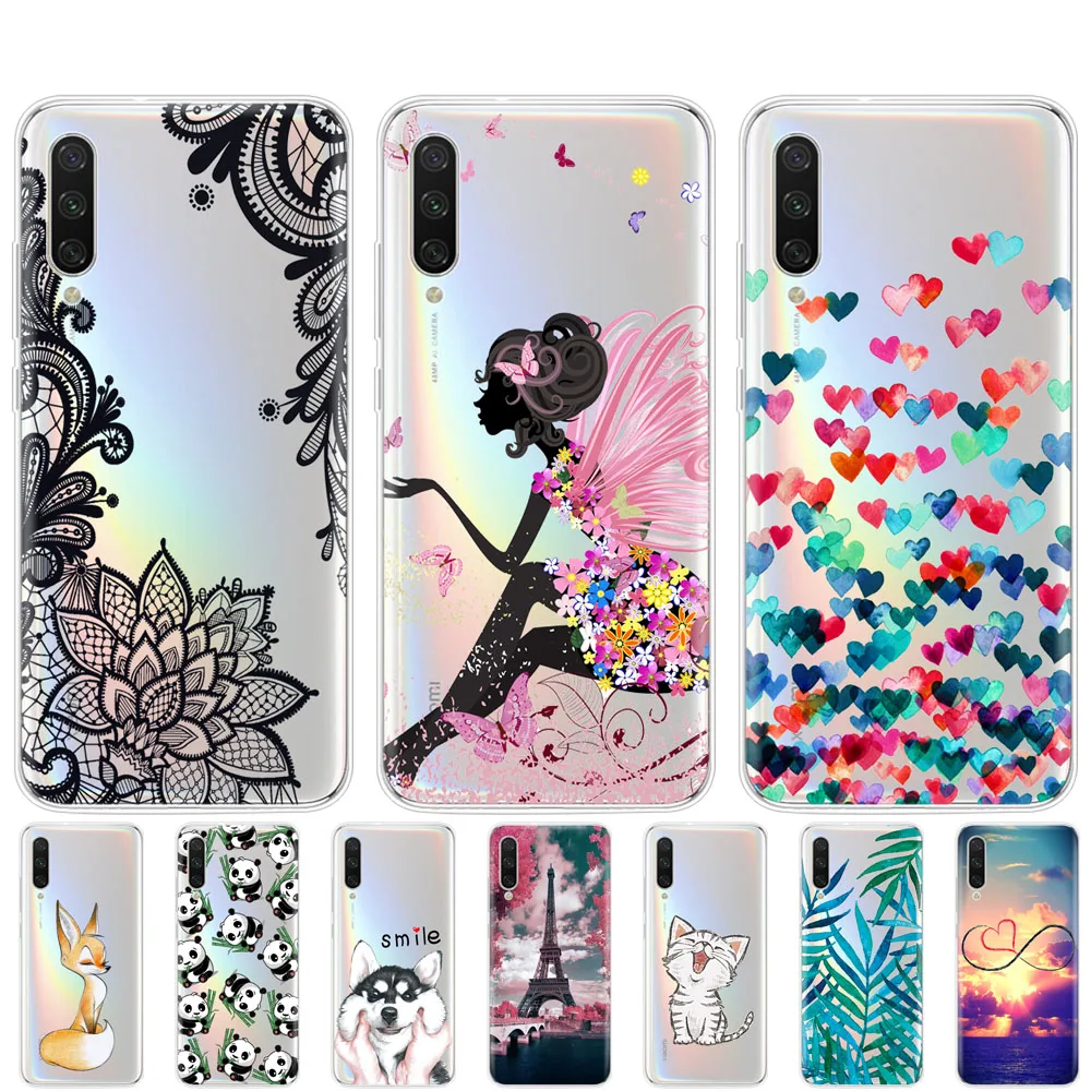 Чехол для xiaomi mi 9 LITE силиконовый мягкий чехол TPUcoque lite бампер fundas copas full 360 защитный