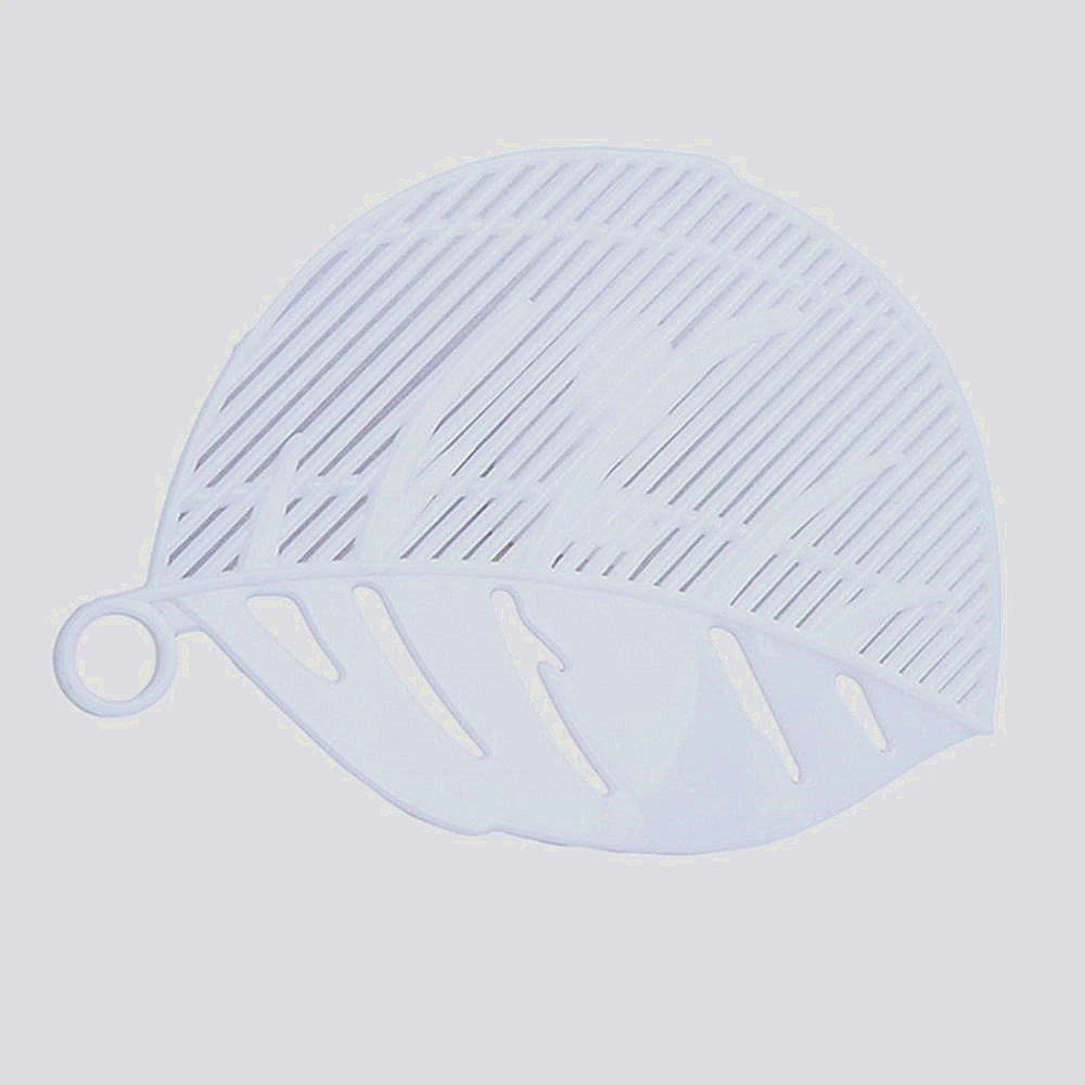 White 1 шт. Прочный лист Форма фильтр для воды сливочный инструмент пластиковый рис бобы горох лапша овощи фрукты мыть сито кухня гаджет - Цвет: White