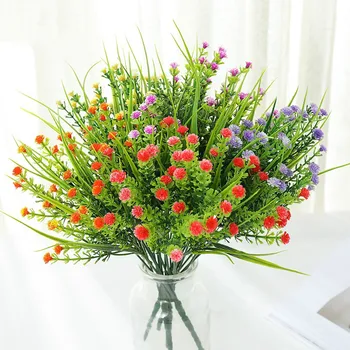 

artificial plants 30cm gypsophila rosa multiflora decorative flowers plastic flower fake grass greenery fake plants for home