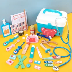 Boîte à médicaments de Simulation, jouets de maison de jeu, Performance des enfants à la maison, jouets de médecin, jeux de Simulation, combinaisons médicales 