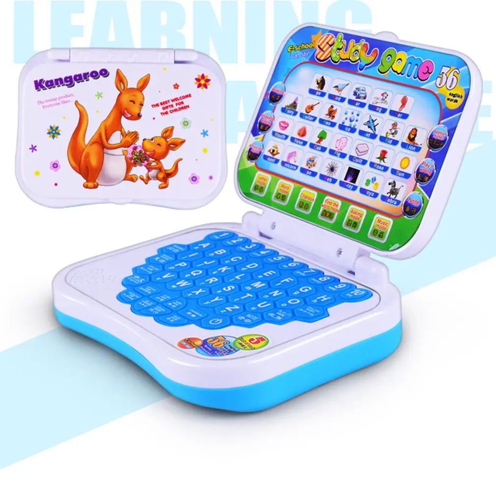 Baby Kids Learning Machine Kid Laptop Toy Early Interactive Machine Alphabet Pronunciation Educational Toys Gift for Children