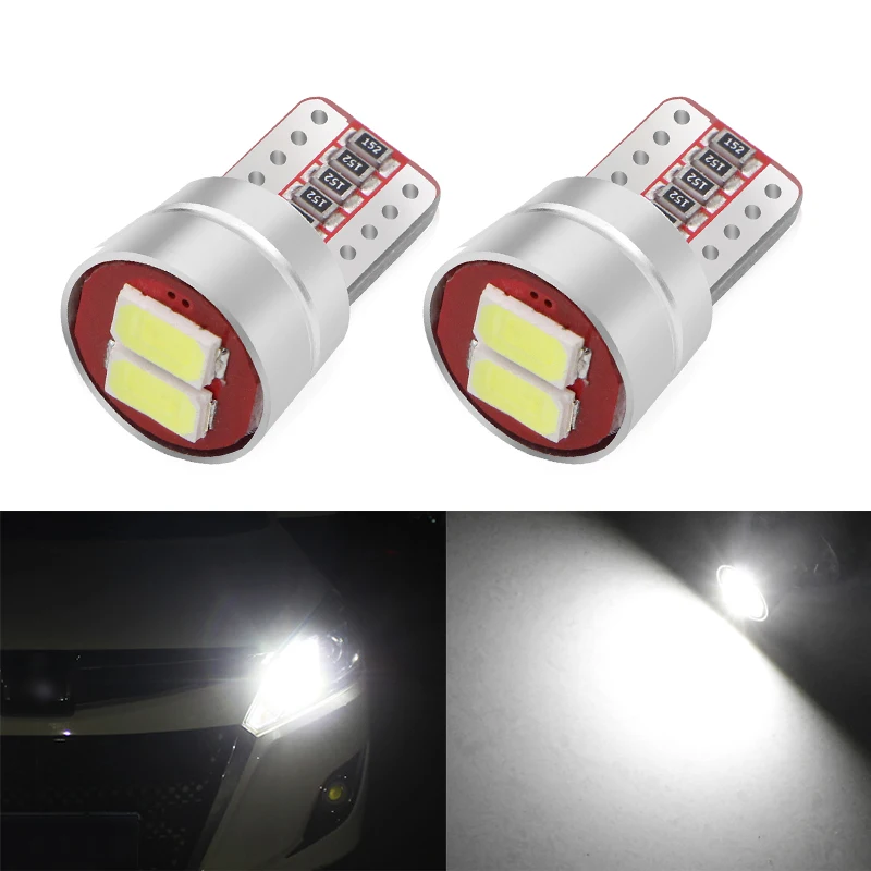 2X T10 Canbus Non polar 120MA 2 SMD 5630 LED 2SMD 5630 Super bright Car styling lighting 194 W5W 2smd T10 wedge projector DC 12V