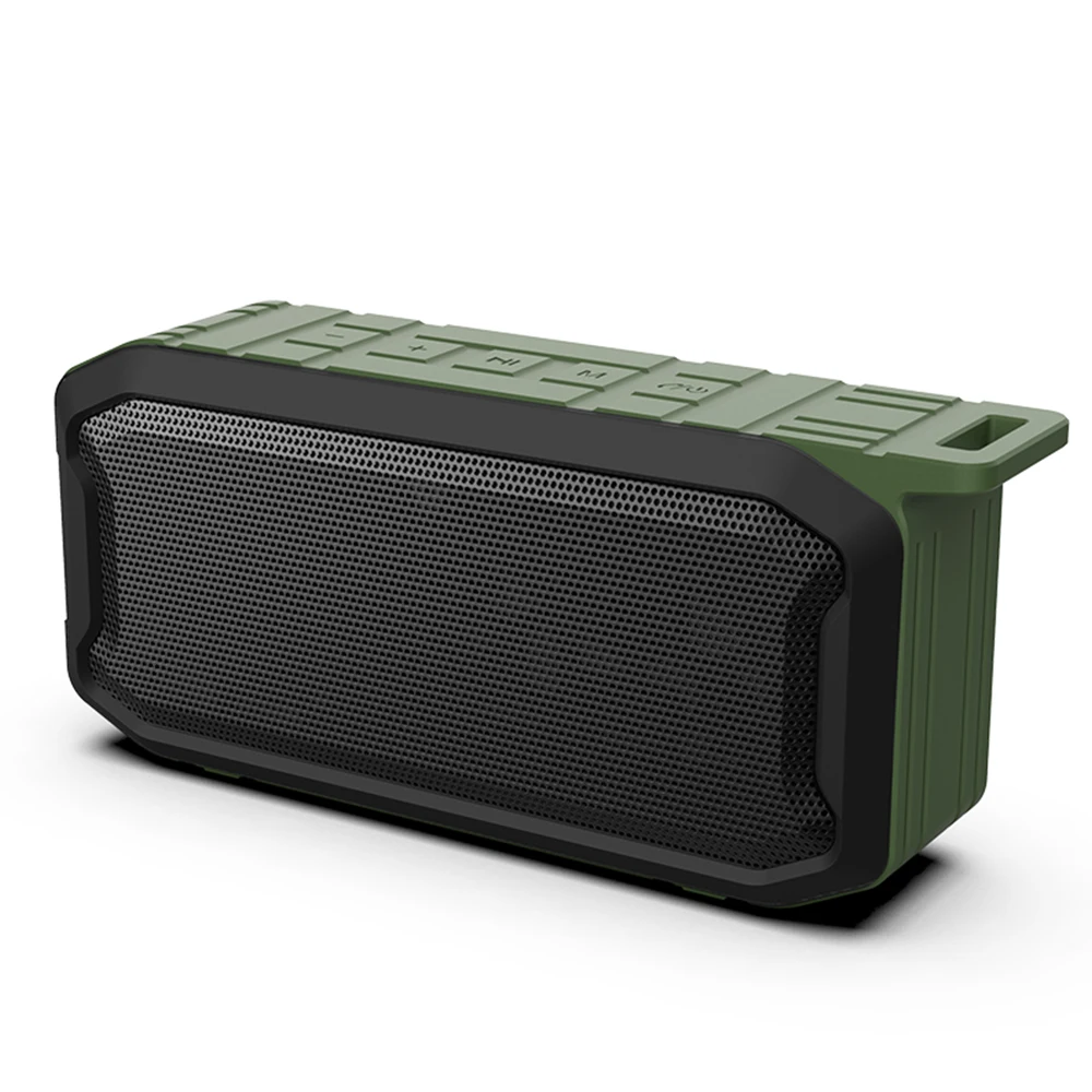 KISSCASE водонепроницаемый беспроводной Bluetooth динамик Музыка MP3 стерео громкий динамик для iPhone 7 для samsung путешествия Bluetooth динамик s - Цвет: Green