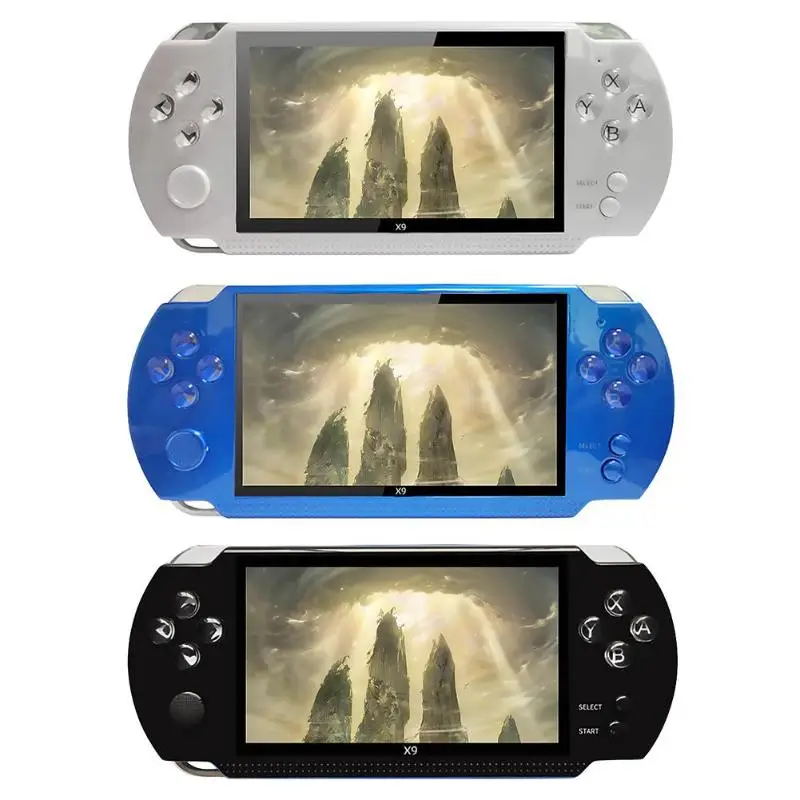 CoolBaby X9 портативная игровая консоль 8 гб поддержка ТВ выход с MP3/видео камерой мультимедийный Видео игровой плеер встроенный 300 игр
