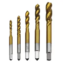 

5 PCS Twist Drill Bits Serrated Grooving Cutting Carpenter Side Cutting Tap Spiral Saw Drill Bit Metal Plastic Hole Holesaw Tool