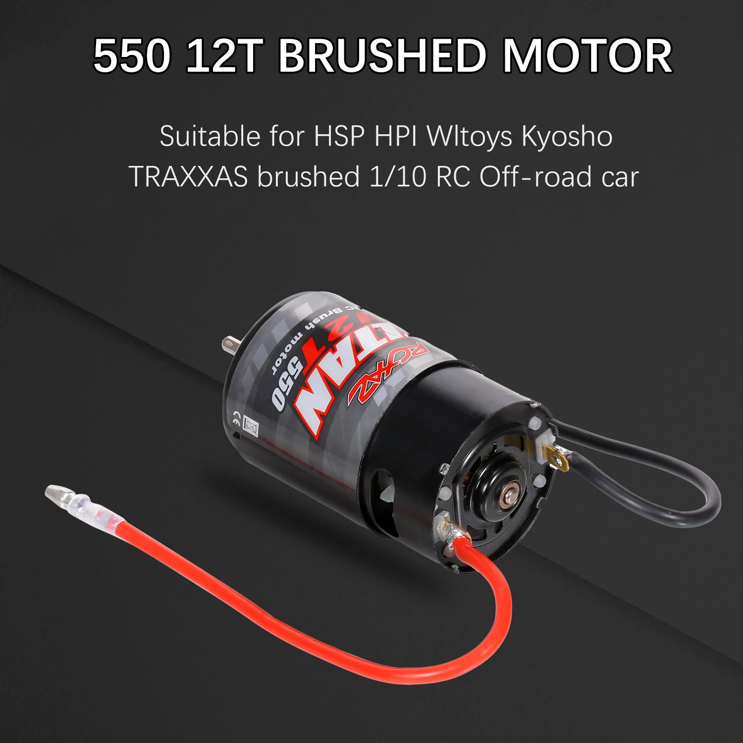 High quality 550 12T Brushed Motor for 