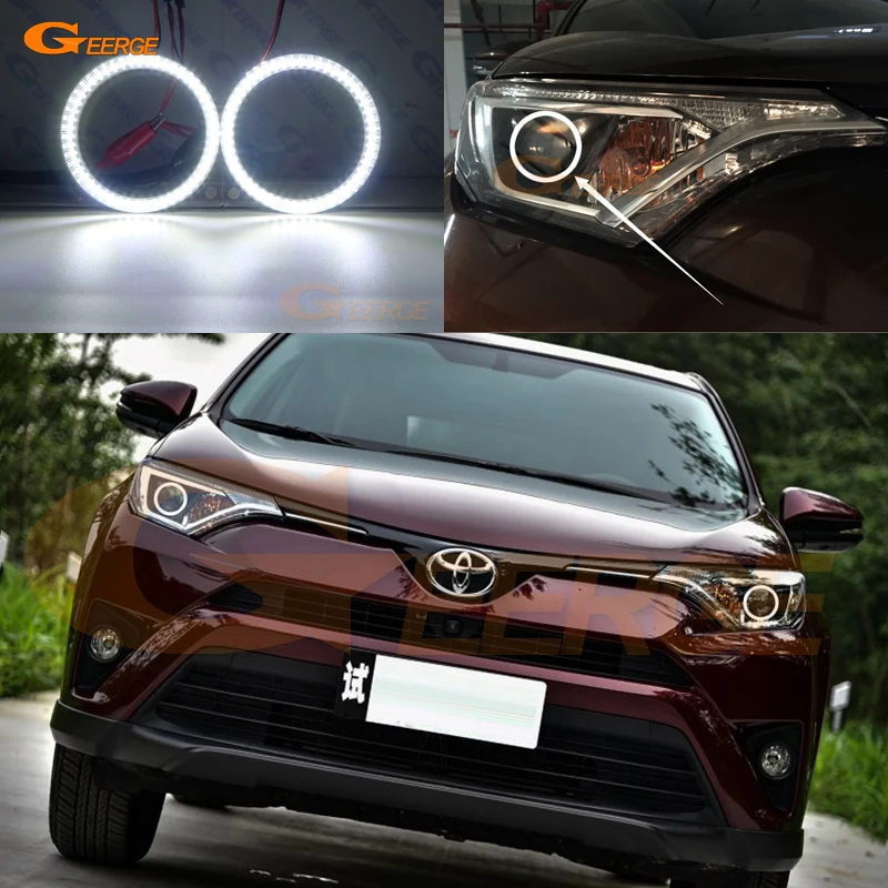 Для toyota RAV 4 RAV4 IV facelift 2016 2017 2018 ультра яркий SMD светодиодный комплект колец