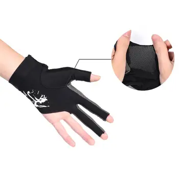 

1Pcs Billiards Three Finger Gloves Snooker Glove Special High Grade Fingerless Billiard Gloves High Quality Sports Equipment