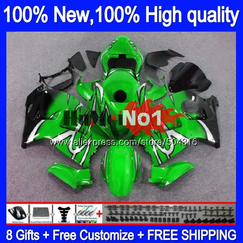 Корпус для SUZUKI Hayabusa GSXR-1300 GSXR 1300 27MC. 70 GSXR1300 1996 1997 1998 1999 2000 2001 96 97 98 99 01 ЗЕЛЕНЫЙ распродажа обтекатель - Цвет: No. 1