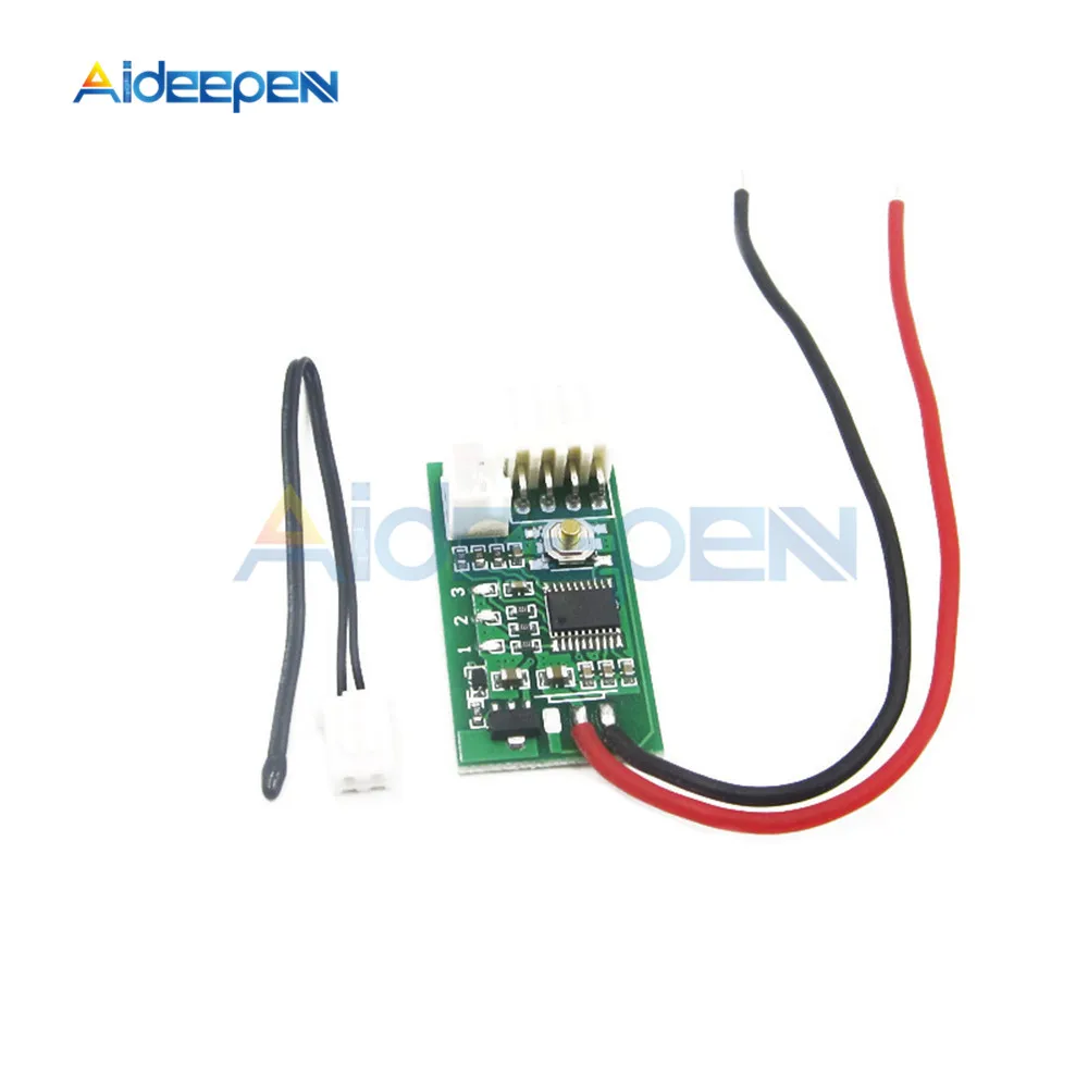 DC 12V 4 Wire PWM Fan Temperature Control Speed Controller Governor Regulator for PC Computer CPU Fan Cooler Alarm Module Board dc motor speed controller motor speed controller electric motor speed controller fan speed controller