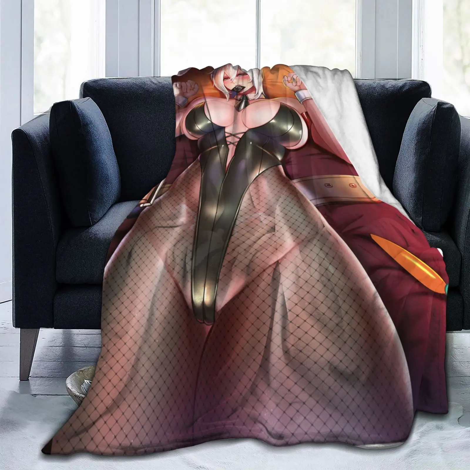 Hentai Anime Blanket H Anime Poster Blanket Sexy Nudity Women Poster Fleece Blanket Hentai Image Sexy Adult Manga Merch Blanket 3