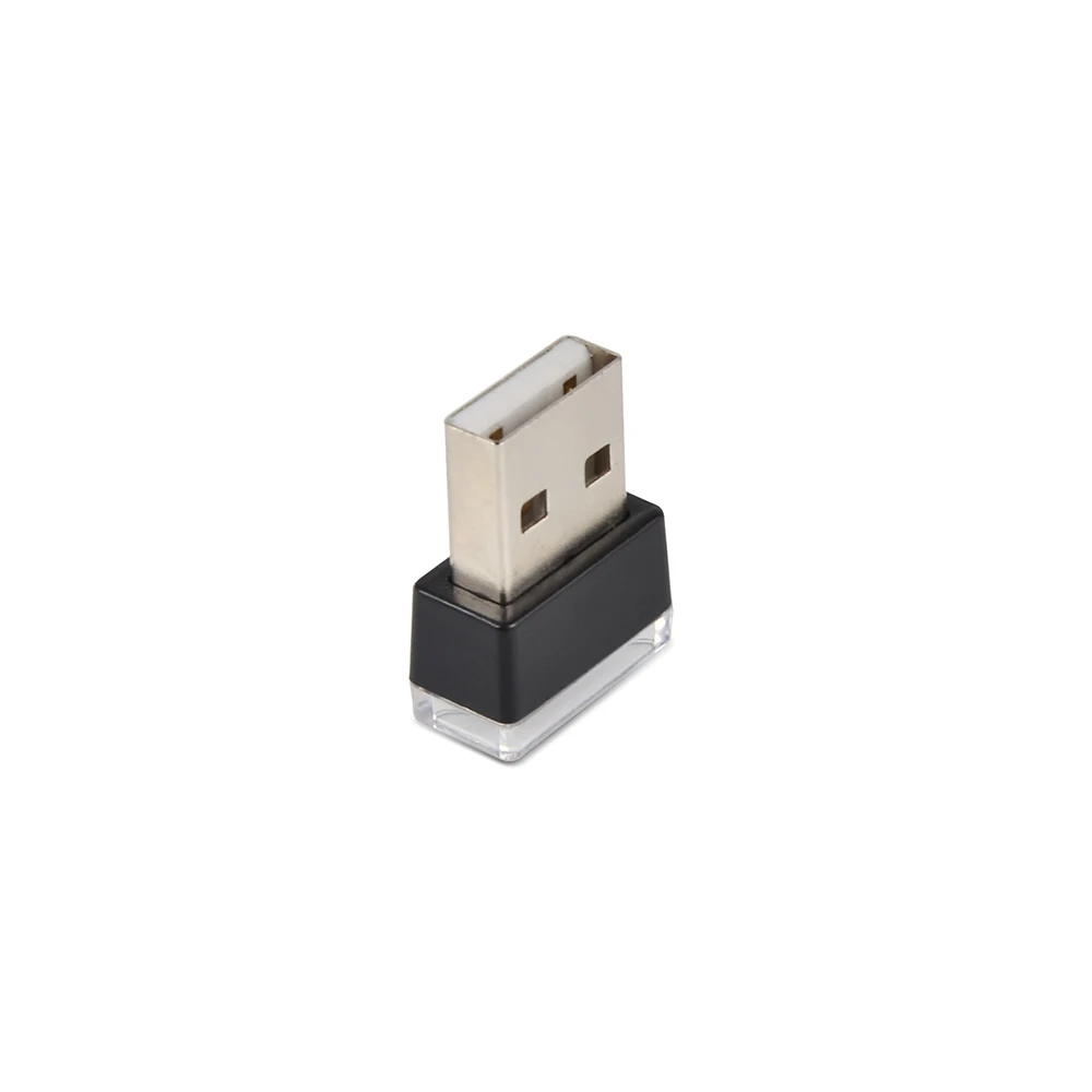 H2CNC гибкий мини USB светодиодный светильник, красочная лампа для автомобиля, аксессуары для атмосферных ламп