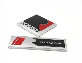 

Brand New For Ford MUSTANG ROUSH METAL SQUARE R FENDER EMBLEM BADGES Badge Decal