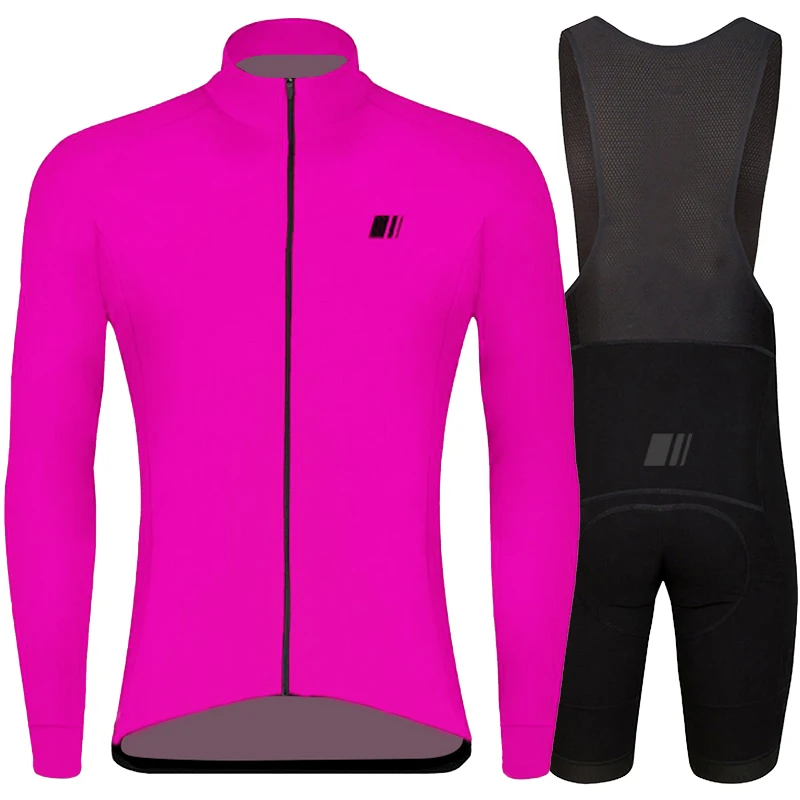 

Ropa ciclismo Spain GSPORT cycling jersey kit 2020 Spring Autumn thin long sleeve jersey fietskleding wielrennen zomer heren set