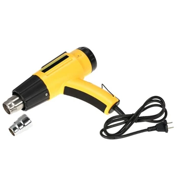 

2000W Heat Tool Electric Hot Air Tool Digital Temperature-Controlled Heat Tool Adjustable Tools Set With Nozzle Eu Plug