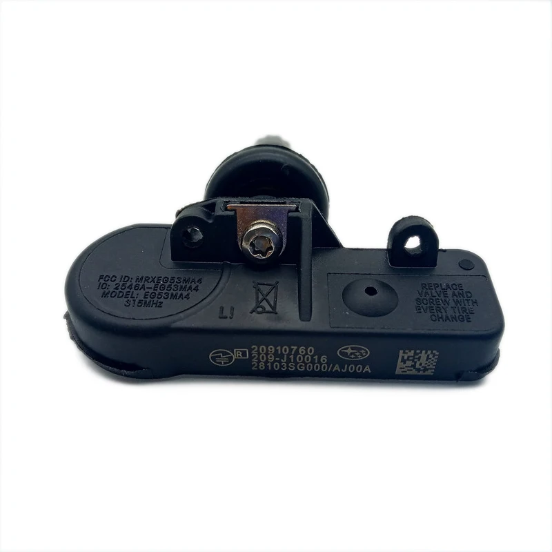 4x Brand New TPMS Sensors For Subaru – 28103SG000 / 28103AJ00A, 315MHz, Black