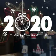 Стикер на окно, рождественские украшения для дома, мобильная креативная Настенная Наклейка с декоративным декором на окно, t3