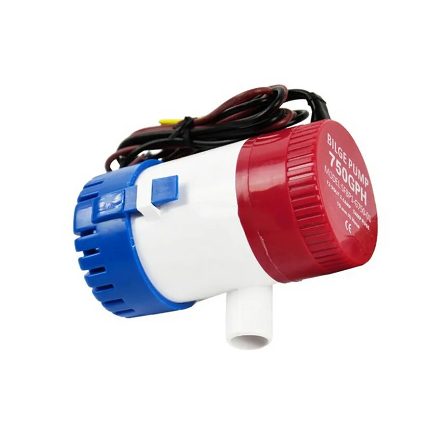 Промышленность насос 12V 750GPH Малые погружные насосы, работающего на постоянном токе 12 В в водяного насоса-фонтан сада яхты Дренаж очистки земледелия