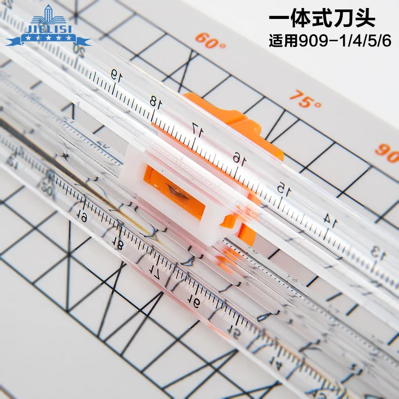 

Jielisi 909-0, 1, 4, 5, 6 Paper Cutting Knife Blades One-piece Cutter Head, single Paperback, Two-color