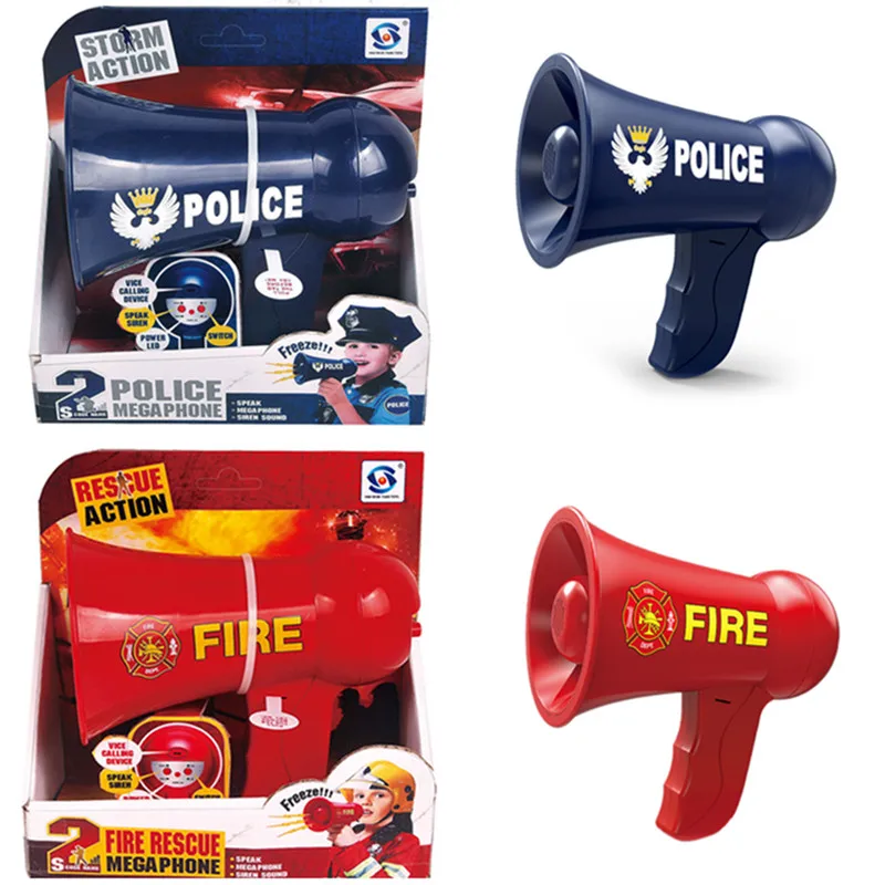 1 шт. детская игрушка для ролевых игр на батарейках полицейский мегафон полицейский Игровой набор для детей Рождественский подарок