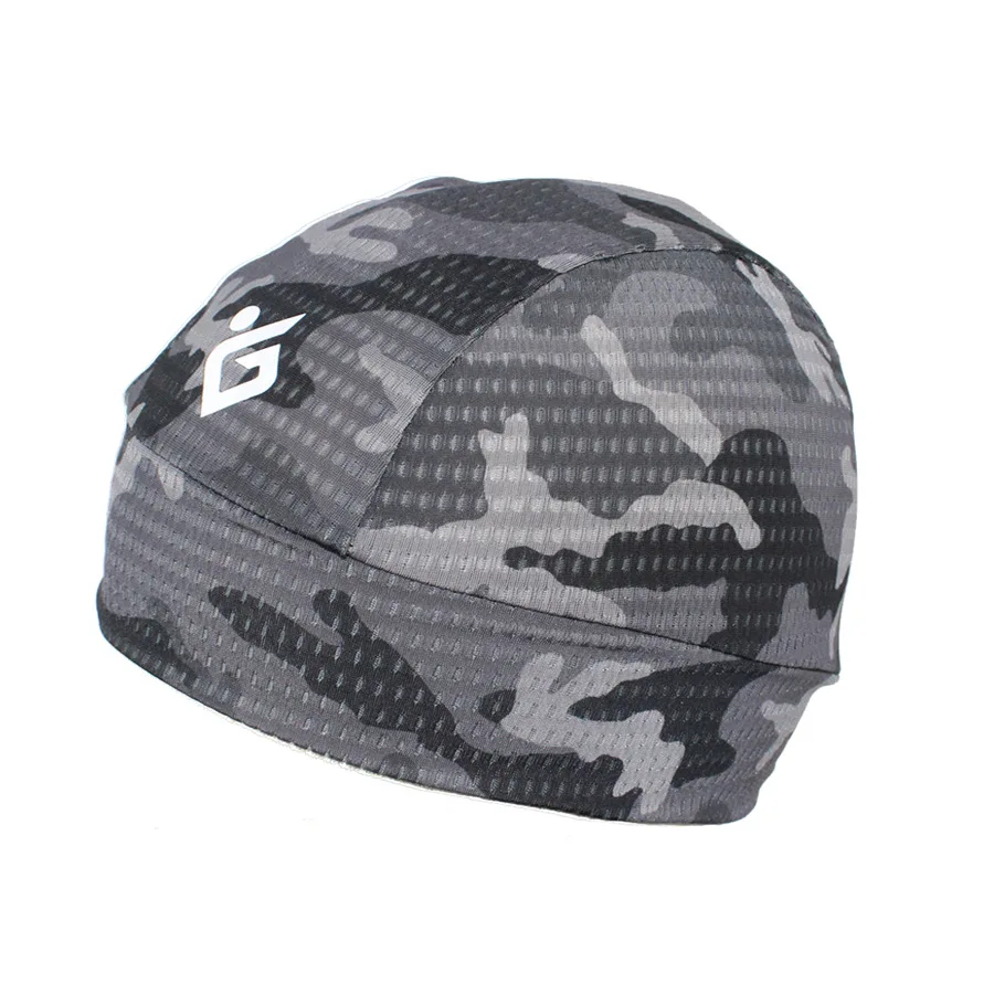 

Летние пот абсорбент дышащий подходит для компоновка зон устьевого оборудования Ice Silk шапки бини шапки Кепки камуфляж с сеткой Фитнес полиэстер унисекс основа шляпы