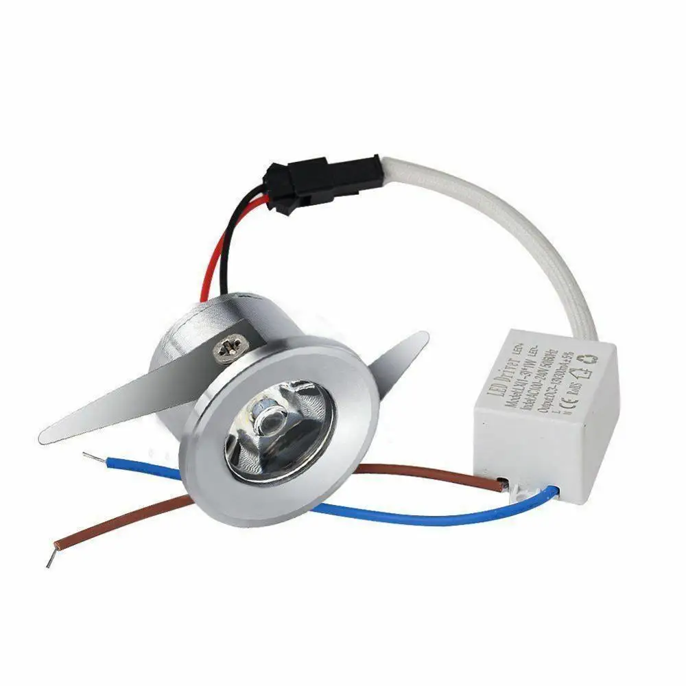Бесплатная доставка 1 Вт мини led лампы для кабинета светодиодный светильник AC85 265V