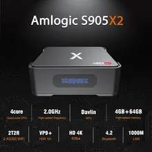 A95X MAX Android ТВ коробка Amlogic S905 X2 четырехъядерный Cortex A53 2,4G& 5G Wifi BT HDD HDMI2.1 USB3.0 Android 8,1 коробка видео 1000 м сеть