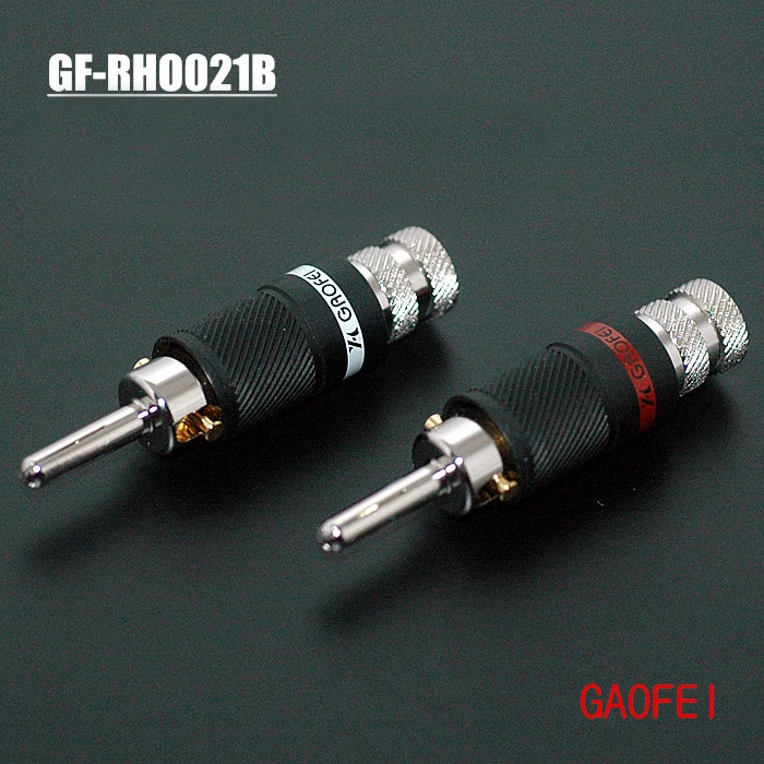 Hi End Gaofei Медь родием GF RHOO21B RED018B Fi аудио усилитель CD плеер dvd Динамик кабель бананан