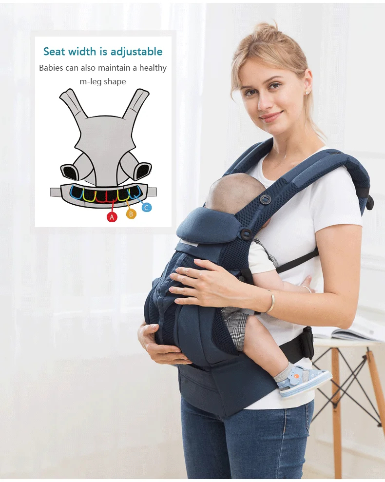 aimama 0-36 months 360 Ergonomic cold air Cotton Adjustable baby carrier  Baby Sling Wrap strap Backpacks
