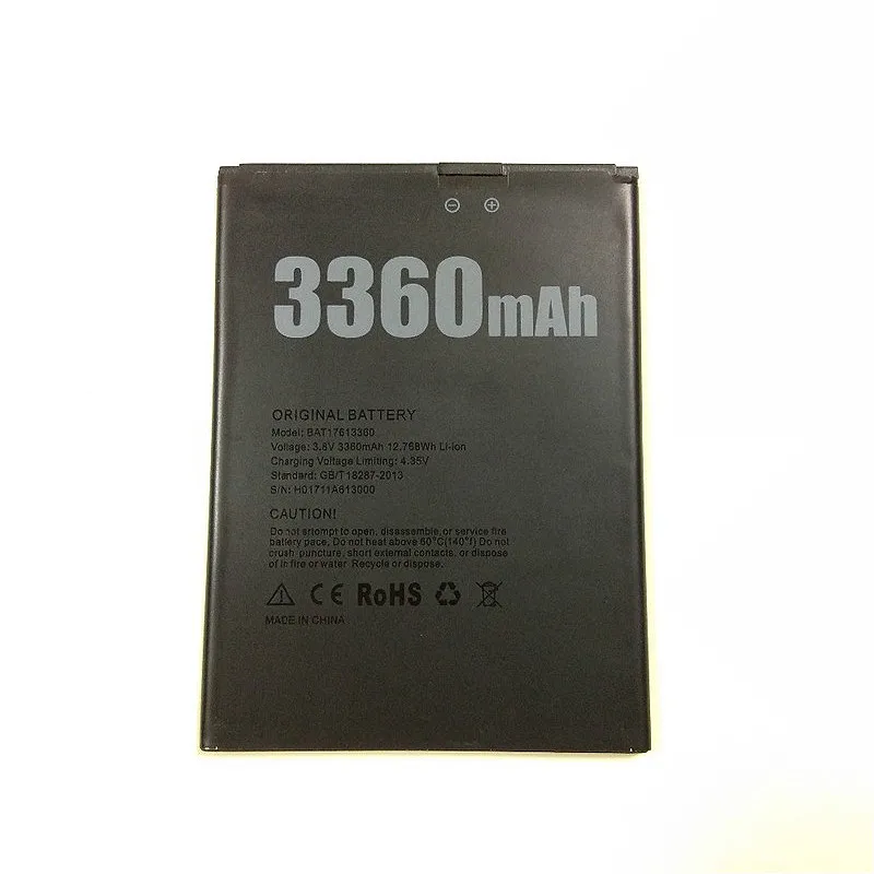 

Westrock High Quality 3360mAh BAT17613360 Battery for DOOGEE X30 Cellphone