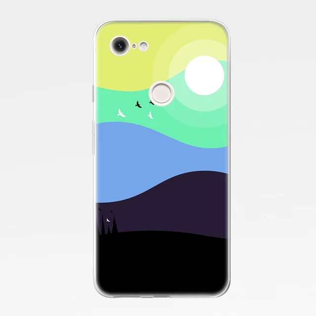 Painting Landscape Coque for Google Pixel 5 4 4a 3 3a 2 XL Soft TPU Silicone Phone Cases For Pixel 6 Pro 4XL 3XL 2XL Cover Funda W4772