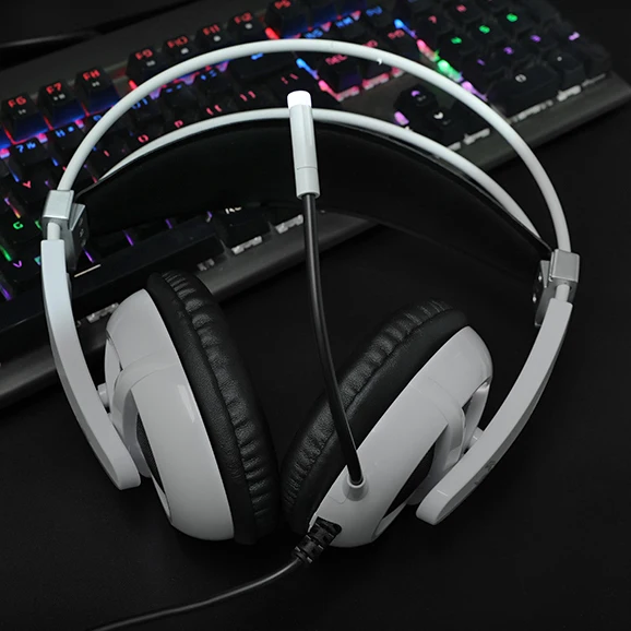 SOMIC USB Gaming Headset Virtual 7 1 Surround Sound Noise Canceling Mic Volume Control LED Light Headphones for PC