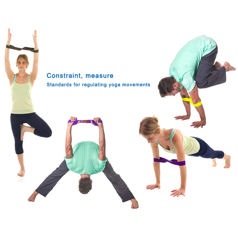 Newly Yoga Belt Stretch Resistance Elastic Band Exercise for Home Fitness Training BFE88 Newly Yoga Belt Stretch Resistance Elastic Band Exercise for Home Fitness Training BFE88