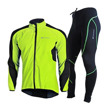 

Windproof Cycling Suits Waterproof Breathable Sweat S-3XL Jersey&Pants