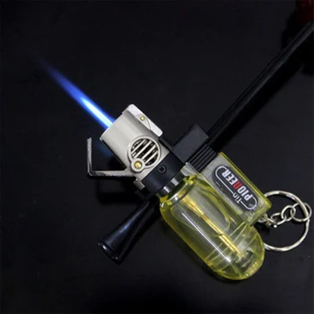 

Hot Jet Lighter Torch Turbo Lighter For Cigar Pipe Keychain Nozzles Windproof Butane Gas Gasoline Lighter 1300 C For Outdoor
