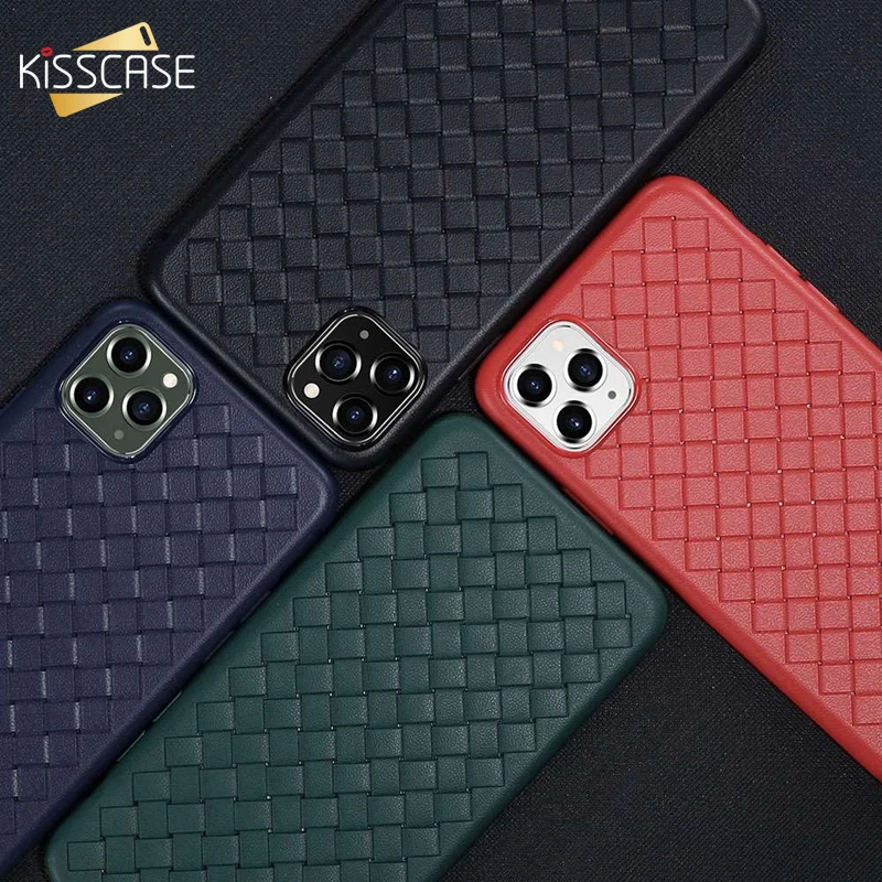 KISSCASE Плетеный сетчатый чехол для телефона iPhone 11 Pro Max мягкий TPU 6S 7 6 8 Plus 5 SE XS MAX X XR
