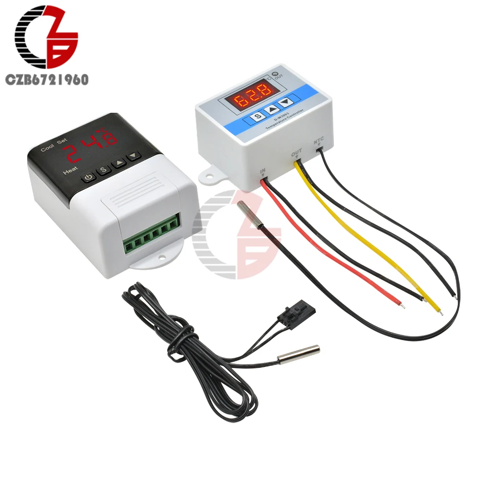 Цифровой термостат регулятор температуры для помещений терморегулятор нагрева