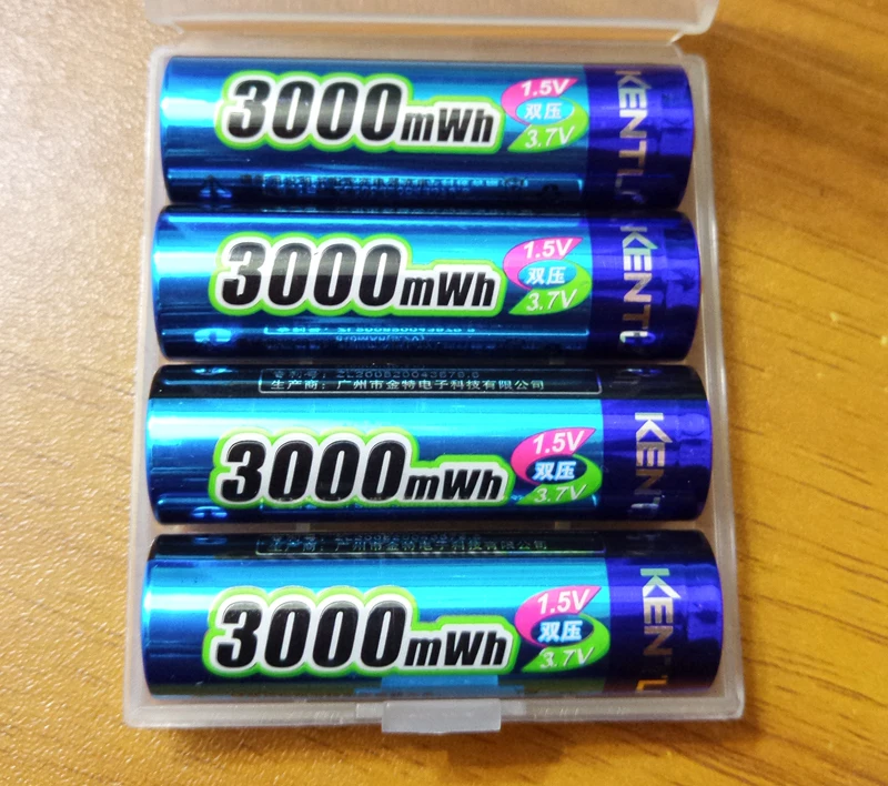 KENTLI 1 5 МВт/ч AA батарея в перезаряжаемая литий полимерная + usb зарядное