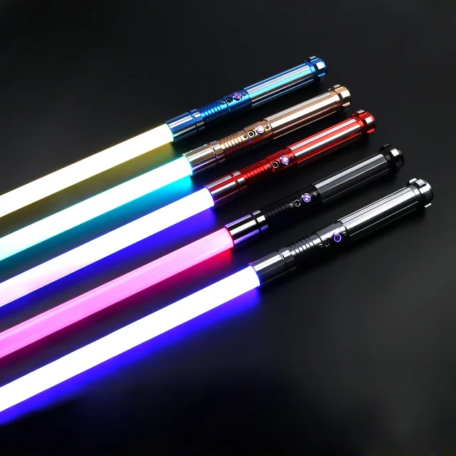 Ecopixel Lightsaber Heavy Dueling Blade With Force FX Light saber with Sound and LED Light FOC Blaster Lock-Up Saber 1