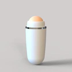 Volcanic Stone Face Oil Absorbing and Skin Care Roller (White)