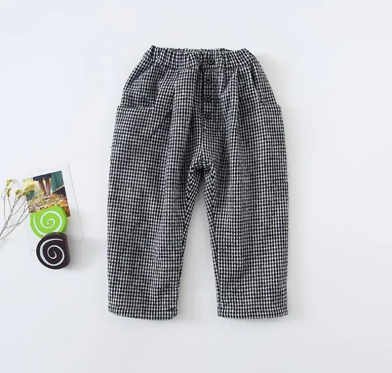 New Girls Plaid Pants Autumn Winter Fashion Girls Pants 1-6T PQ846