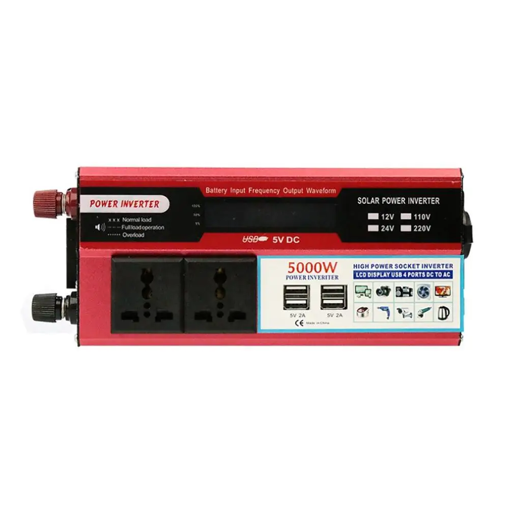 

1000W Inverter Car Inverter 4 Usb Fast Charge Car Phone Charger Solar Inverter Usb Mobile Phone Charging Inverter