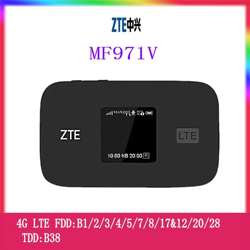 Sbloccato ZTE MF971 LTE 4G 300 Mbps CAT6 Mobile Broadband Router WI-FI MI-FI 
