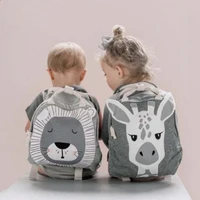 3-8 Years Old Kids School Bag Boys Girls Backpack Nordic Style Cartoon Animal Children Snack Toy Storage Bag Baby Backpack 1