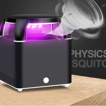 

Square USB Electric Mosquito Killer Lamp Household Suction Mosquito Trap Indoor Mute Night Light LED Insect Trap Zapper Physical